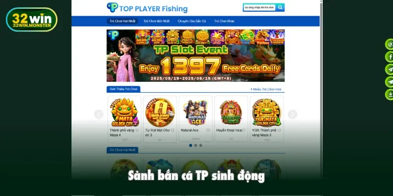 Sảnh bắn cá TP sinh động