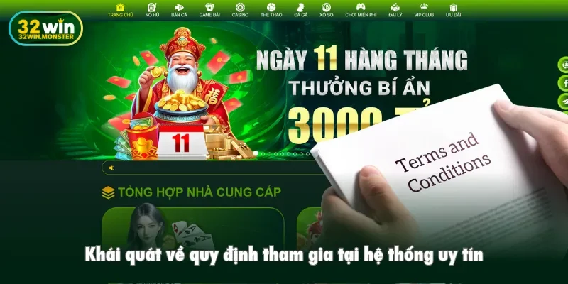 Khái quát về quy định tham gia tại hệ thống uy tín